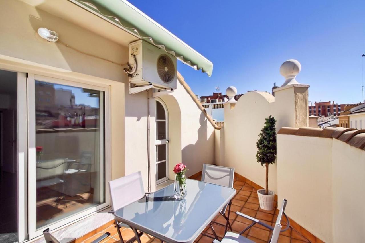 Apartamento Atico Con Terraza Privada En Malaga Centro Exterior foto